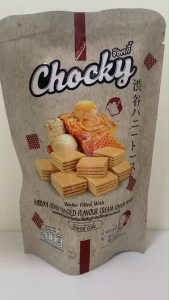 ขนมเวเฟอร์ ครีมกลิ่นชิบูย่า ตราช๊อคกี้