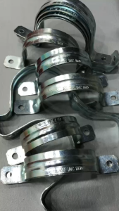 3" metal 2-hole clamp
