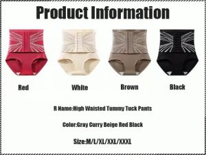 quần định hình giảm béo hỗ trợ định hướng 3d thân thiện với da và thoáng khí kiểu cạp cao