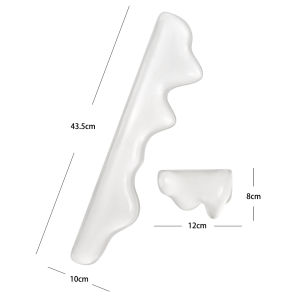 Ergonomic Gel Keyboard Mouse Wrist Rest Set Cute Support Pad for 60% 68% 75% Mechanical Keyboard Typing and Gaming