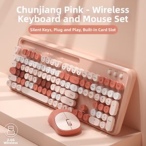 B.O.W | Silent Mechanical Feel Bluetooth Keyboard and Mouse Set