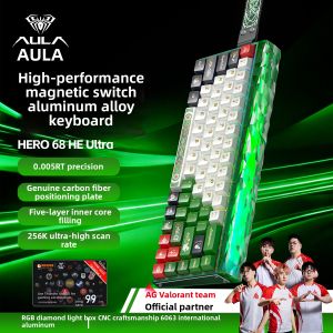 AULA | Magnetic Switch Aluminum Game Keyboard