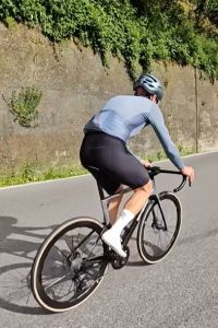 【ROAD TO SKY】ROCKBROS Men Cycling Jersey Breathable Smooth YKK Zipper Long Sleeves Bicycle T-shirt Sweat Absorptation  High Elastic MTB Road Bike Clothing