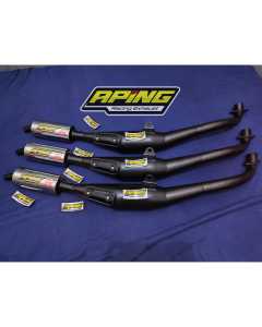 KNALPOT YAMAHA FIZ R STANDAR RACING GEMBUNG HITAM TAMENG