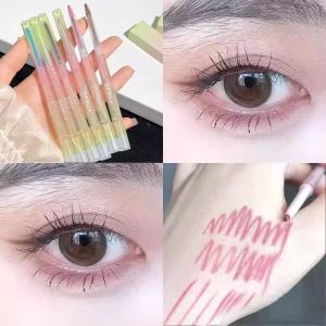 Low Saturation Dreamy Dopaamine Eyeliner Gel Pen Non Smudging Sleeping Beauty Black Brown Pink Purple Eyeliner Pen Long Lasting Color