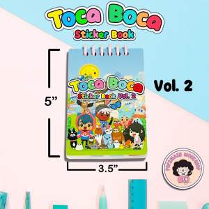 Toca Boca Toca Life Sticker Book containing 20 sticker sheets