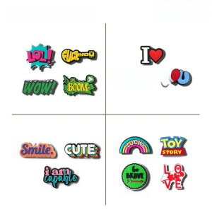 หัวเข็มขัดตกแต่งรองเท้า DIY รุ่น Holes 53 ลายสุดน่ารัก หัวเข็มขัดแบบถอดได้ ตกแต่งกระเป๋า หมวก เข็มขัด