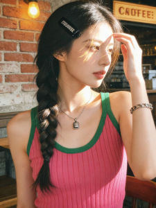 DUOFEIYAN | Thai Style Colorblock Knit Crop Top