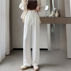 JIANGLU | Quần Dài Ống Rộng Cao Thắt Lưng Giảm Béo