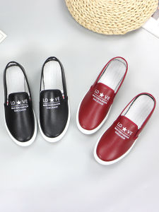 Waterproof Flat Bottom Shoes Womens Spring Summer New Fashion Old Beijing Cloth Shoes Versatile Plain Surface Casual Single Shoes