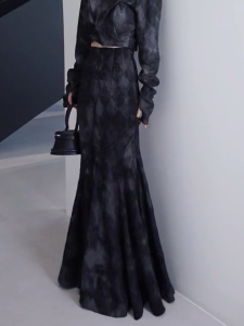 MANMI | Elegant High Waist Pencil Mermaid Long Skirt