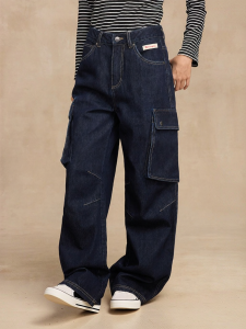 Champion | Workwear Style Loose Wide Leg Jeans