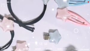 Tooyoo Cute Candy Color Pentagram Hairpin Sweet Style Hairpin Creative Hair Accessory