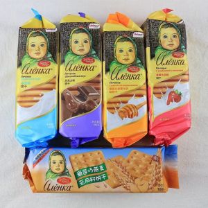 Alenka Love Lotus Cookie Milk Honey Chocolate Multi-flavored Fitness Meal Replacement Children Students Thin Biscuit Snack