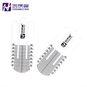 Hongmei Pupil Height Measuring Scale Lens Small Light Altimeter Glasses Optometry Professional Tool Pupil Height Measuring Instrument 2 Pieces