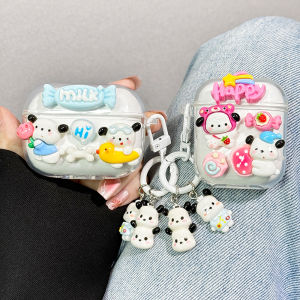 Applicable Galaxy Samsung Buds3pro Protective Case Buds2pro Protective Case Buds3 Transparent Fe Bluetooth Earphone Cover Live Silicone Bus2pro Earphone Case Box Bud3 Cute Pacha Dog