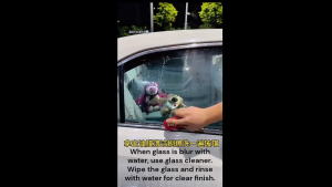 【SG Seller】✔️All-In-One Car Oil Film Remover Cleaning Brush Automotive Glass Cleaner Rain Water Repellent Wipe Sponge Windscreen Windshield Car Care Accessories