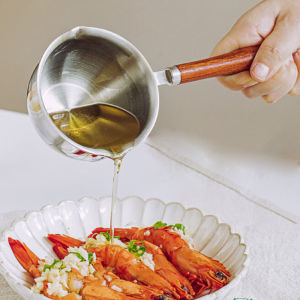 Stainless Steel Mini Oil Poured Small Pot Delicate Breakfast Hot Sauce Chocolate Precision Scale Kitchen Special Thickened Pan