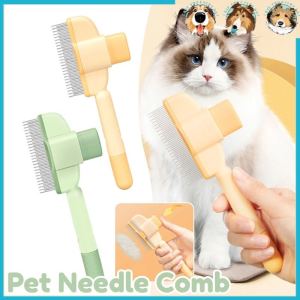 Pet Needle Comb Hair Removal Beauty Cleaning Massage Pet Self-cleaning Comb Row Comb Pet Supplies