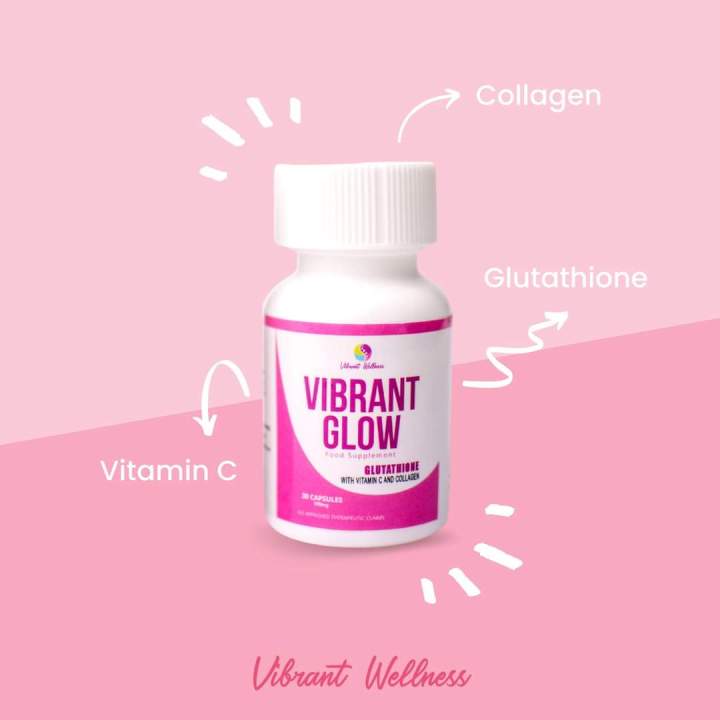 Cod ️vibrant Wellness Glow Glutathione With Vit C And Collagen 