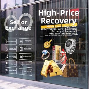Glass Door Decorative Static Adhesive Poster