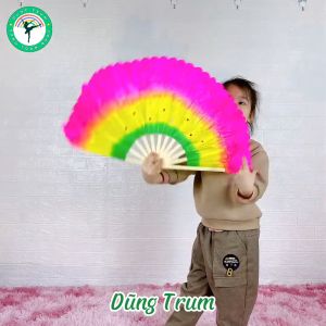 Quạt múa trẻ em 3 màu múa văn nghệ cực đẹp
