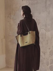 Retro Suede Leather Women Tote Bag