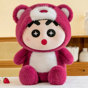 Cute Crayon Xiaoxin Stuffed Toy Transformation Clow M Bear Soft Pillow Big Doll Girls Gifts