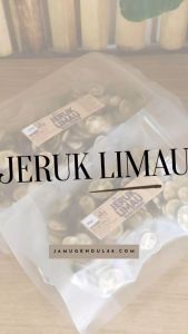 Jeruk Limau Iris Kering - Buah Kering by Jamu Gendul 88 Kualitas Premium