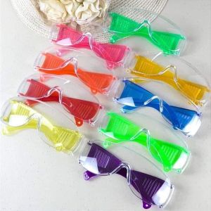 ยกโหล12ชิ้น💦แว่นตา กันน้ำ กันฝุ่นละอ่องเข้าตา สีใสสวย จอใหญ่ ของเล่นสะสม ใส่เล่นสงกรานต์ แว่นสงกรานต์