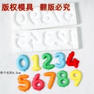 HuoLeWeiEr Shiny Bow Christmas Letter Sugar Art Cake Baking Mold for Birthday Cake Decoration Kitchen Cooking Tools