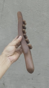 Gậy Gỗ 12 Bi Massage Cơ Thể Gậy Matxa Đả Thông Kinh Lạc