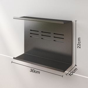 Wall-mounted No-drilling Kitchen Organizer for Spices and Utensils
