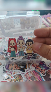 Customized Tags Sticker Pack (Huntrix & Saja Boys KPOP DEMON HUNTER) Party Favor Birthday Giveaway Chipbags Fillers