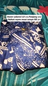 DASTER YUKENSI JUMBO BAHAN RAYON ADEM MOTIF TERBARU TERLARIS