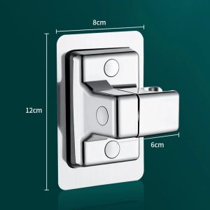 1pc Shower Head Holder Adjustable Wall Mounted Shower Holder Self-Adhesive Showerhead Handheld Bracket Bathroom  Accessories