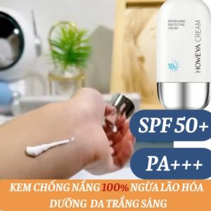 Kem chống nắng trắng da chống nước bảo vệ da với SPF 35/50+ PA++++ giúp da sáng rạng rỡ