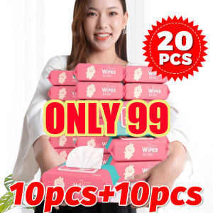 20 Packs Organic Baby Wipes 80 Pcs Per Pack 99% Water Hypoallergenic (Non-Alcohol-Wet wipes)