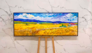 Tranh Thảo Nguyên Đồng Lúa Tranh Canvas Tranh Tráng Gương Tranh Trang Trí Không Gian Sống