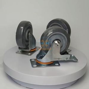 Universal Swivel PP+TPR Caster Wheel With Brake Trolley Wheels (3\" 100kg  4\" 130kg)