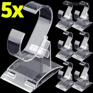 5/1Pcs Watch Bangle Jewelry Display Holder Detachable Acrylic Clear Decorations Stand Retail Shop Showcase Bracelet Storage Rack