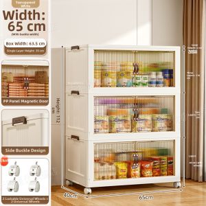XINGYOU | Easy-Assembly Foldable Multi-Level Storage Cabinet