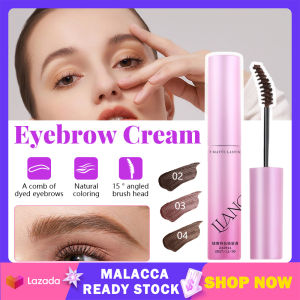 Waterproof Natural Liquid Dyeing Eyebrow Cream Brow Tint Gel 3D Rooted Definition Eyebrow Fixing Gel 4.5G Long-Lasting Wax Gel