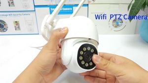 360° PTZ CCTV IP WiFi Kamera C18 V380 PRO FULL HD 8MP outdoor waterproof Motion Detection 2way audio