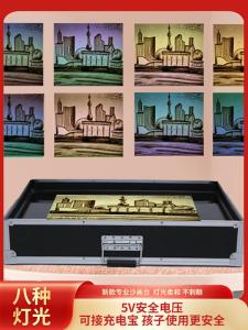 Educational Sand Painting Kit for Children And Adults Creative DIY Handmade Art Performance Stage Box Set Parent-Child Activity