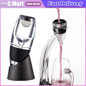 Wine Aerator Decanter Pourer Spout Set with Filters Purifier Stand Diffuser Air Aerating Strainer Aerator Wine for Chrismas