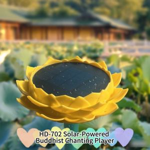 HD-704 Solar Charging | 12-Hour Playback | Weather-Resistant Buddhist Player