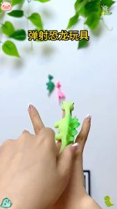 10PCS Pinch Le Material Safety Cartoon Shape Fun Puzzle Durable Stress Relief Toys Finger Toys Dinosaurs Soft Decompression