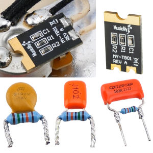 Electric Guitar Treble Bleed Mod Guitar Volume Potentiometer Treble Bypass Filter Capacitor and Resistor Set for Guitar Bass