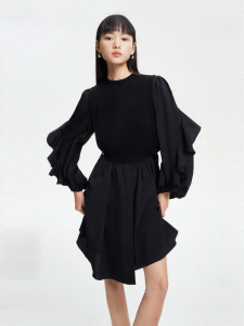 Vero Moda | Đầm Áo Gile Dễ Tháo Lắp Tay Phồng Mới Thu